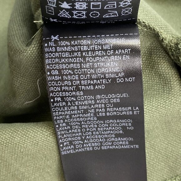 G-Star Raw Men’s Woven Mix Boxy T-Shirt – Four Leaf Clover Green - Picture 14 of 14